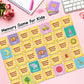 First Words Memory Game, Memory Games For Kids Ages 4-8, Matching Games For Toddlers 3-5, 60 Flash Cards Phonics Games, Memory C