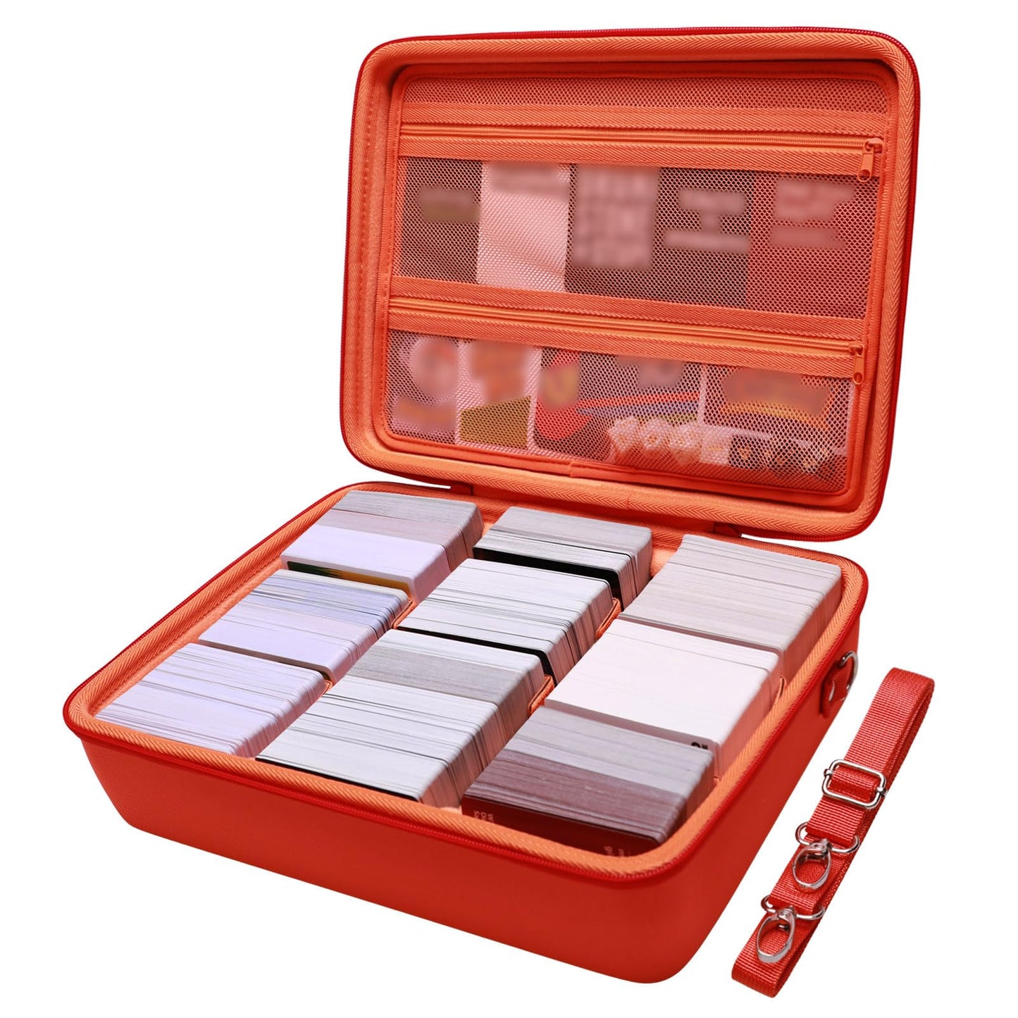 Ltgem Game Card Travel Case,Compatibility Taco Cat Goat Cheese Pizza/Skyjo/Uno/Playing Card Against Humanity And Other Game Card