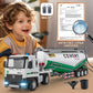 Hapyad Semi Truck Toy For 3 4 5 6 7 Years Old Boys Toddlers, Large Tanker Truck With Metal Cab, Lights And Sounds, Working Water