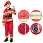 Spooktacular Creations Halloween Boys Fireman Costume  Firefighter Costume for Kids  Red Toddler Fireman Jumpsuit Accessories Set for Dress-up and Roleplay Party (Large  10-12 yrs)