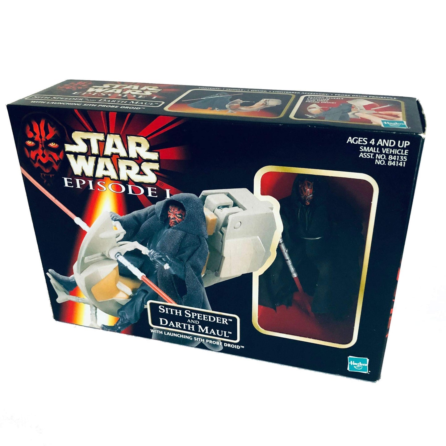 STAR WARS Sith Speeder with Darth Maul Action Figure, Model 84135, Plastic