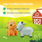 Boley Farm Animals Bath Toys - 12 Colorful Plastic Pool Toys for Kids, Small, Multicolor, Model 75258