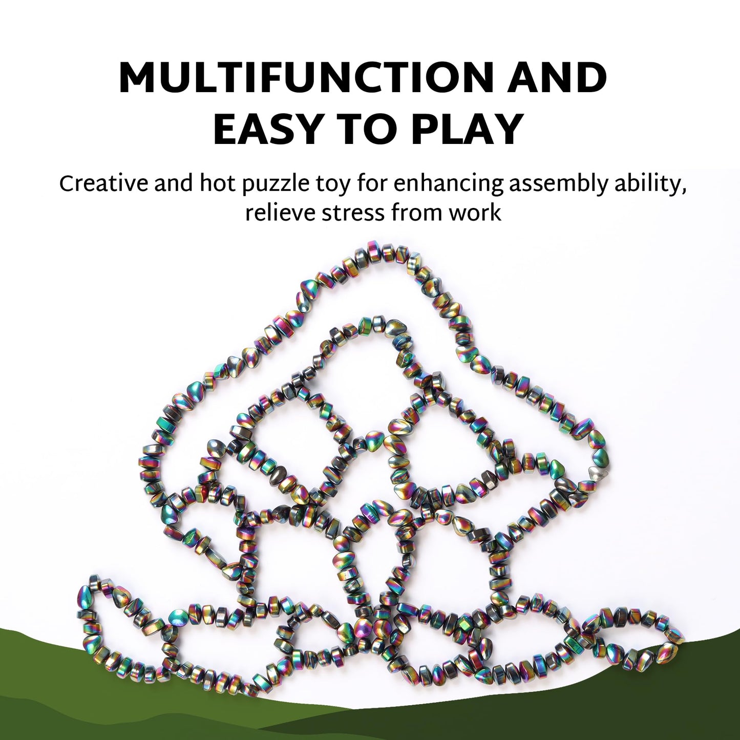 Ferrite Putty Over 500 Colorful Weak Magnetic Ferrite Stones Fidget Toys Office Desk Toys For Adults