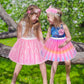 Jeowoqao Dress Up Shoes Princess Dresses For Girls, Little Girls Princess Dress Up Clothes Set 1Pc Tutu Skirt With 3Ps Skirt Vei