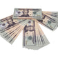 Ficheny 100 PCS Prop Money - Realistic Play Money for Music Videos, Kids Learning Toys & Birthday Party Supplies