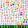 200 Pcs Mini Resin Animal Set - 32 Styles Glow in The Dark Tiny Figurines for Fairy Garden  Party Favors  Dollhouse  Terrariums & DIY Decor