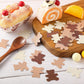 500 Pcs 1.2 Inch Bear Confetti Cream Brown Bear Shaped Baby Shower Confetti Sprinkles Scatter First Birthday Decorations for Boy