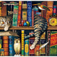 Buffalo Games Frederick the Literate 750 Piece Jigsaw Puzzle, Multicolor, 24"L X 18"W, Cardboard, Model 17077