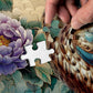 Vintage Owl Puzzles For Adults 1000 Pieces, Pretty Flower Nature Plant Peony Jigsaw Puzzles, Art Beautiful Bird Moon Floral Puzz