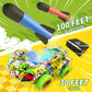 Bennol Toddler Toys Gifts for 3 4 5 6 Year Old Boys, 6 Foam Rocket & 2 Car Launcher Outdoor Outside Toys for Kids Toddlers Boys,