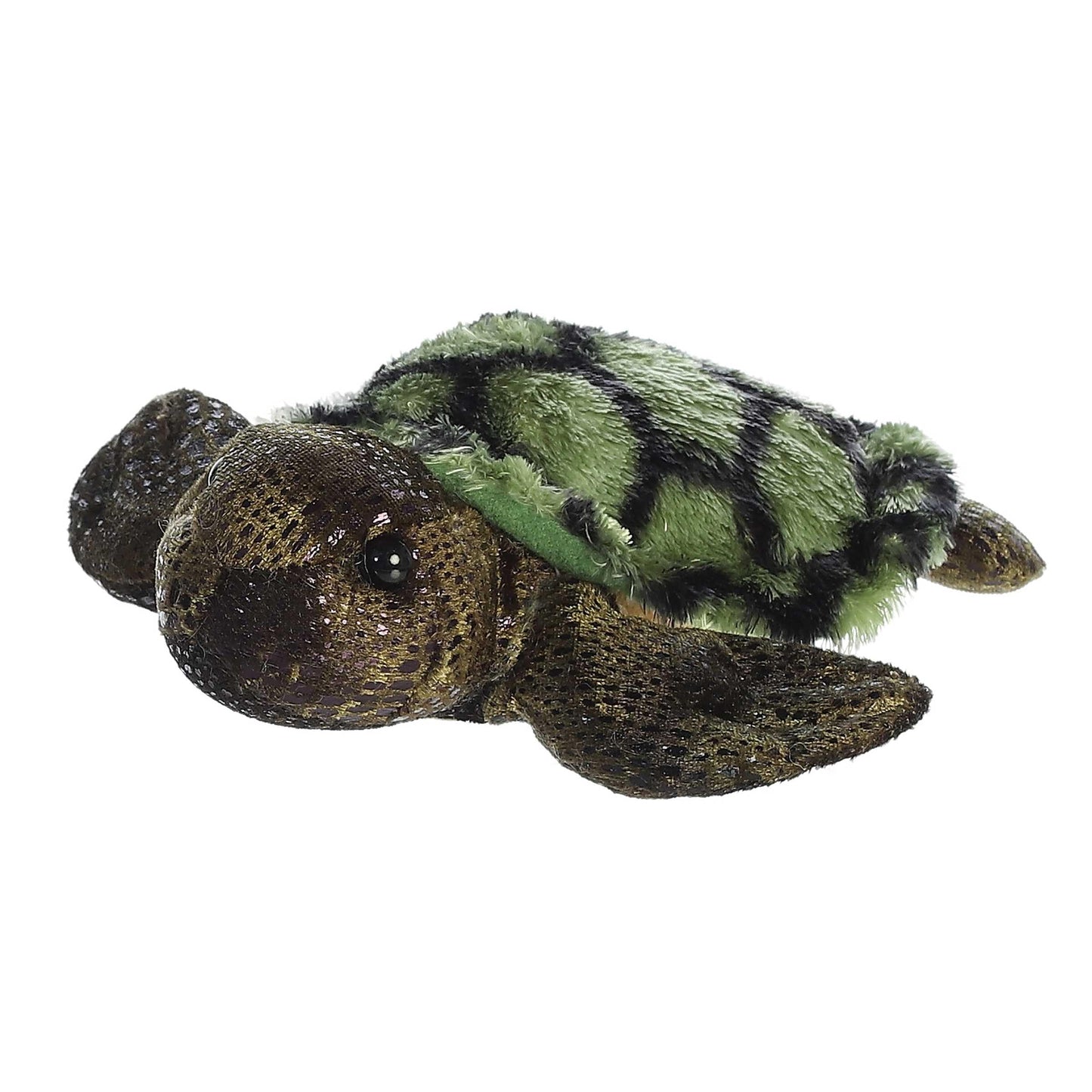 Aurora Adorable Mini Flopsie Splish-Splash Stuffed Animal - Playful Ease - Timeless Companions - Green 8 Inches