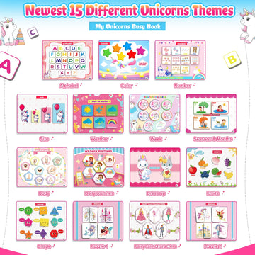 Busy Book For Toddlers Learning Toys,30 Themes Preschool Learning Activities Books,Montessori Toys For 2 3 4 5 Year Olds,Early Educational Toys Autism Learning Materials Gifts For Boys Girls Age 2-5