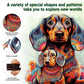 Wooden Puzzle For Adults - 200 Piece Irregular Animal Shaped Jigsaw Puzzle, Unique Creative Gift For Adults And Kids