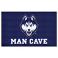 FANMATS 17300 UConn Huskies Man Cave UltiMat Rug - 5ft. x 8ft. | Sports Fan Area Rug, Home Decor Rug and Tailgating Mat
