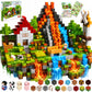 MYDOVA Magnetic Blocks 200 Pcs STEM Magnetic Tiles Building Cubes for Kids