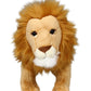 Ice King Bear Lion Stuffed Animal, Lifelike Plush Toy, 12 Inches Length