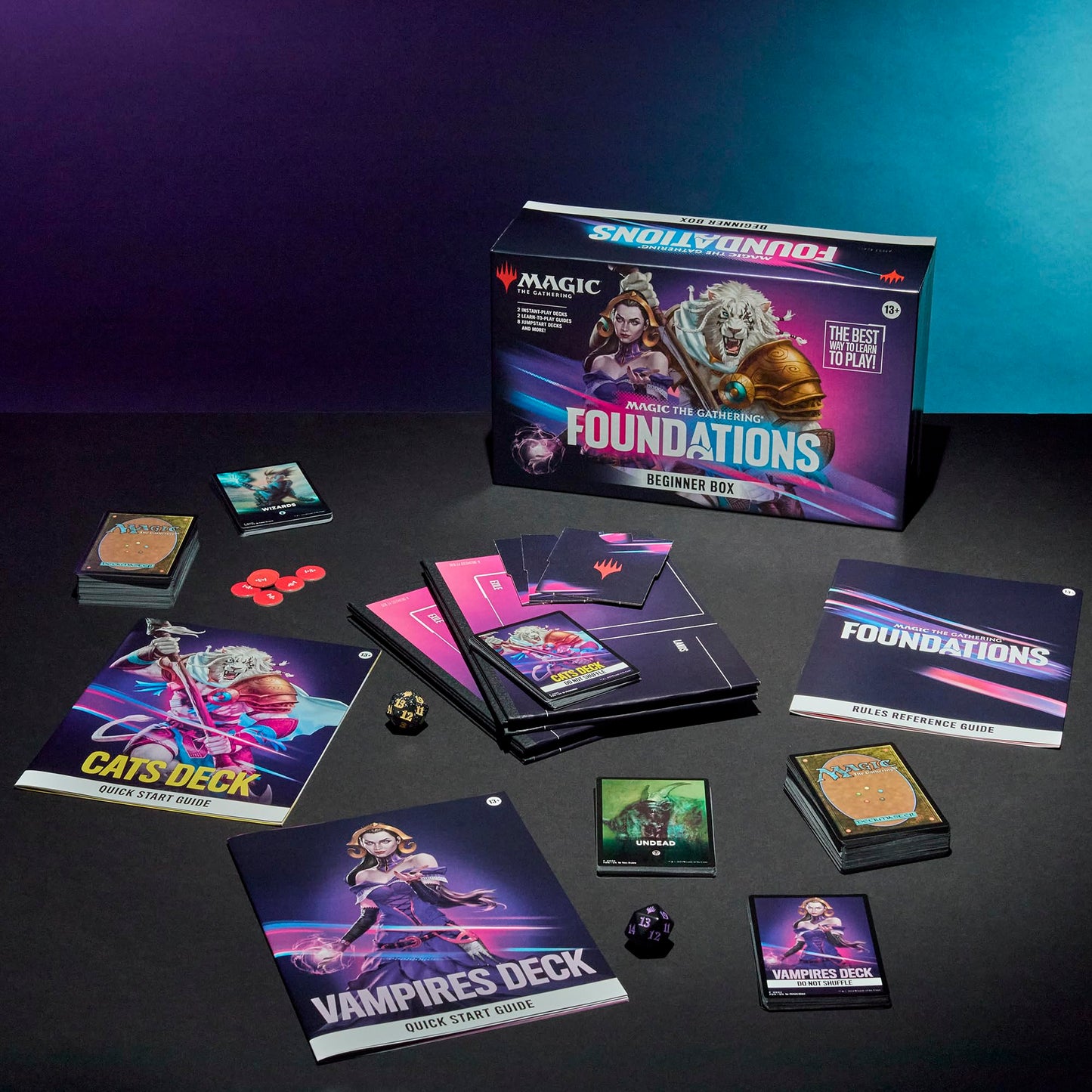 Magic: The Gathering Beginner Box - Multicoloured Cardboard Deck - 6.496 x 7.362 x 0.1 inches - Model D36390000