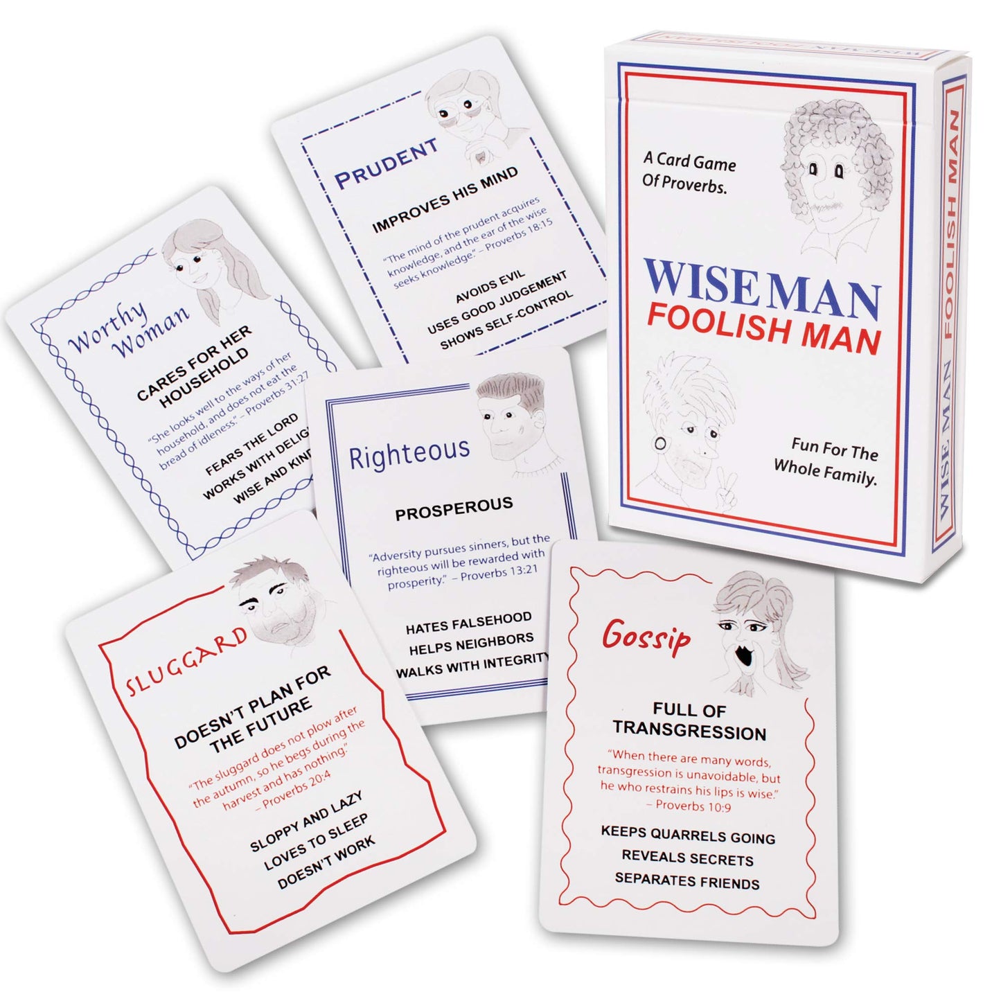 Wise Man Foolish Man Family Card Game: Fun Educational Christian Game For Kids And Families; Fun Bible Game; Perfect Game For Fa