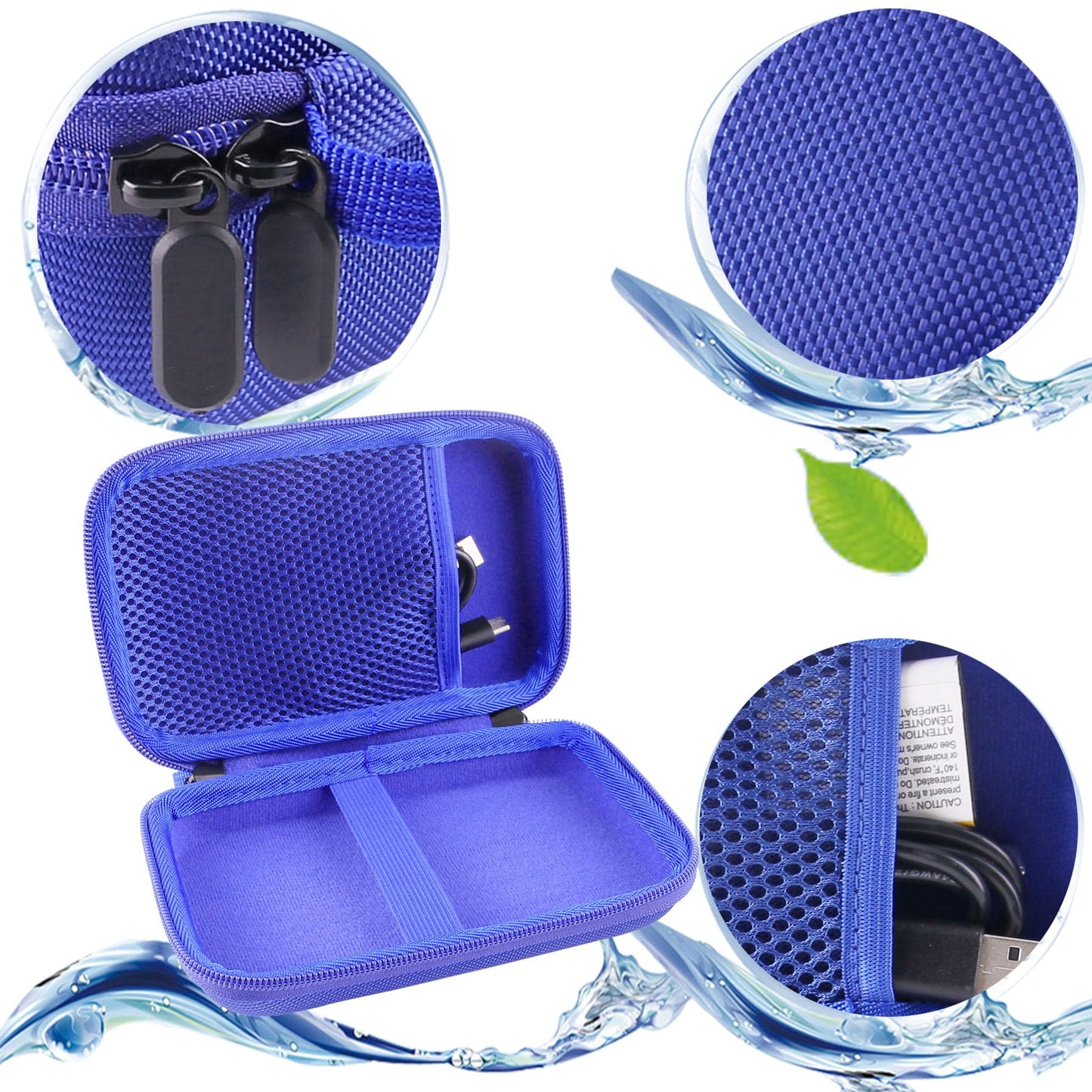 Werjia Hard Carrying Case Compatible With Rg40Xx V Handheld Game Console Rg 40Xxv,Analogue Pocket Handheld Game Console (Case Only) (Blue)