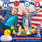 Sratte 72 Pieces Diy Rubber Ducks White Blank Rubber Bath Mini Ducks For Pool Bathtub Baby Party Favors Kids Birthday Gifts