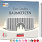 BRUBAKER Tree Candles - Pack of 20 - Silver - 3.75 x 0.5 Inches (9.5 x 1.27cm) - Pyramids & Chimes - Made in Europe
