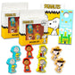 Peanuts Party Favor Set  Bundle with 8 Erasers Featuring Snoopy, Charlie Brown, More Plus Tattoos | Peanuts Party Supplies Kit 