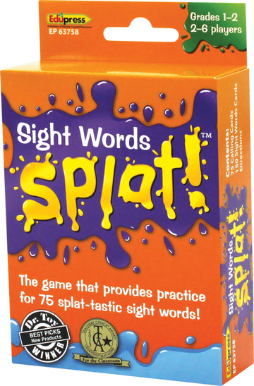 Edupress Teacher Created Resources Sight Word Splat! Game, Grades 1 To 2