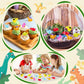 Zmltlmg 96Pcs Mini Dinosaur Figures Resin Small Dinosaur Toys Garden Mini Dinosaurs Realistic