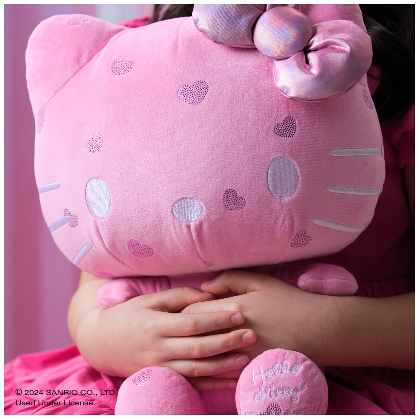 GUND Hello Kitty 50th Anniversary Plush, Special Edition Stuffed Animal, 12”, Pink, High Quality Materials