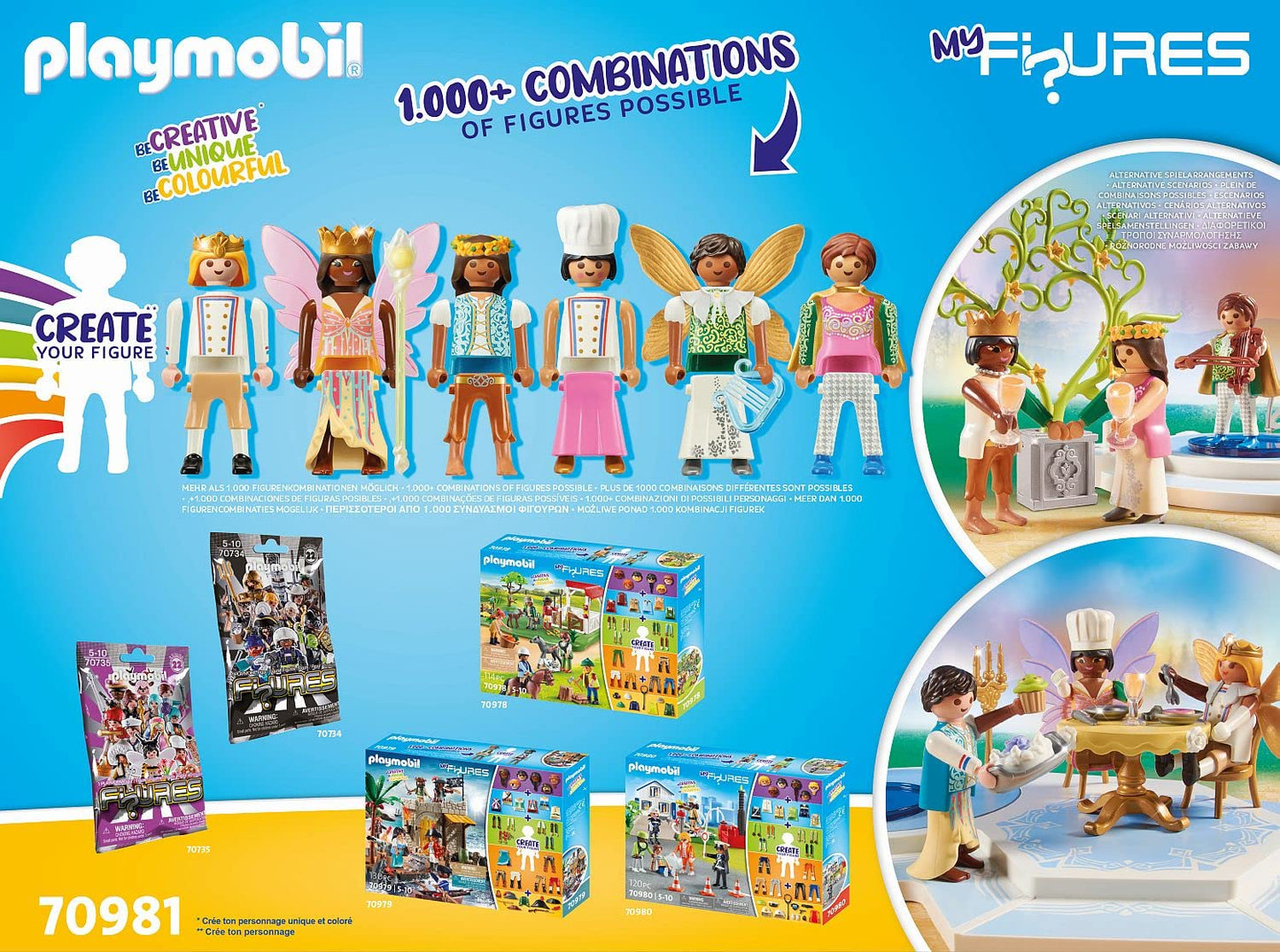 Playmobil My Figures: Magical Dance Set, Multicolor, Model 70981, Plastic