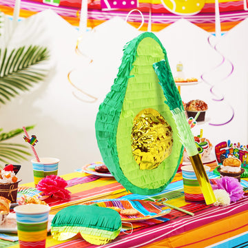 Cinco De Mayo Avocado Pinata For Kids Birthday Party,(15 X 10.75 In.) For Fun Fiesta Taco Party Supplies, Mexican Theme Decoration, Carnivals Festivals, Taco Tuesday Event