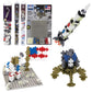 PLUS PLUS Apollo 11 Space Playset Bundle - Medium STEM Toy, Interlocking Blocks, White/Gray, Model RS_BB0109