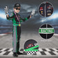 Changchupsem 6PCS Race Car Driver Costume Boys Racing Suit Kids Jumpsuit Set with Cap Medals Glasses Gloves for Halloween