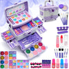 Kids Makeup Kit Girls Toys - Toys for Girls Real Washable Makeup Girls Princess Gift Play Make Up Toy Makeup Vanities for Girls