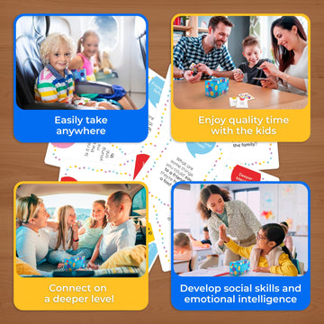 700 Conversation Cards For Kids, Fun Kids Conversation Starter Cards For Kids, Teens, Family Night, Dinner, Play Conversation Ga