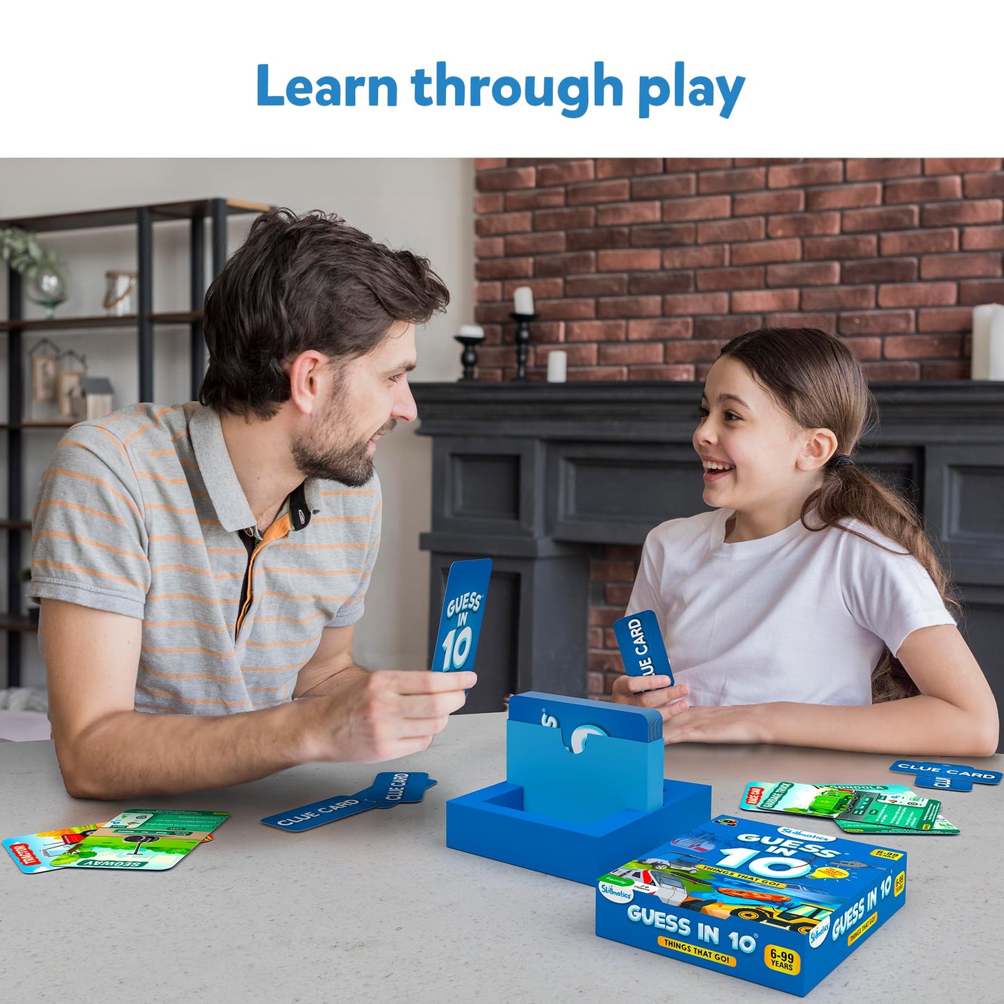 Skillmatics Guess In 10 Things That Go, Perfect For Boys, Girls, Kids Who Love Card Games, Educational Toys & Board Games, Gifts For Ages 6, 7, 8, 9