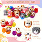 Syhood 96 Set Easter Eggs With Mini Plush Animals Easter Egg Toys Surprise For Kids Basket Stuffers Fillers Party Favor Gift Cla