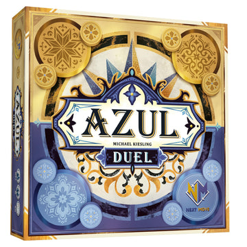 Azul Duel Board Game - Competitive Head-To-Head Tile-Placement Strategy Game, Stunning Mosaic Art And Quick Gameplay For Kids &