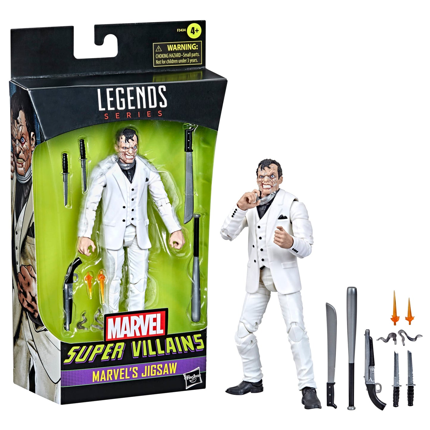 Hasbro - Marvel Legends Series Marvel's Jigsaw Playsets Toy Figures  Multicolor (F34345L00)