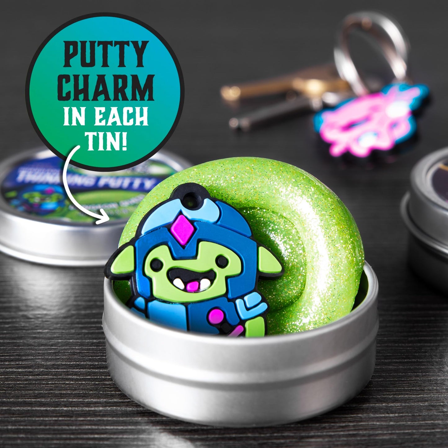 Crazy Aaron’S Lost Treasure Guardians Thinking Putty - Mini Tin (4 Pack)