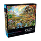 Buffalo Games 1000 Piece Jigsaw Puzzle - Paradise in The Country - Large Multicolor Cardboard - Model 1450