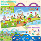 Benresive Reusable Sticker Books For Kids 2-4, Sticker Books For Toddlers 1-3, Toddler Sticker Book Age 2-4, Toddler Travel Toys Activities Crafts Gifts - Ocean, Fairy And Dinosaur