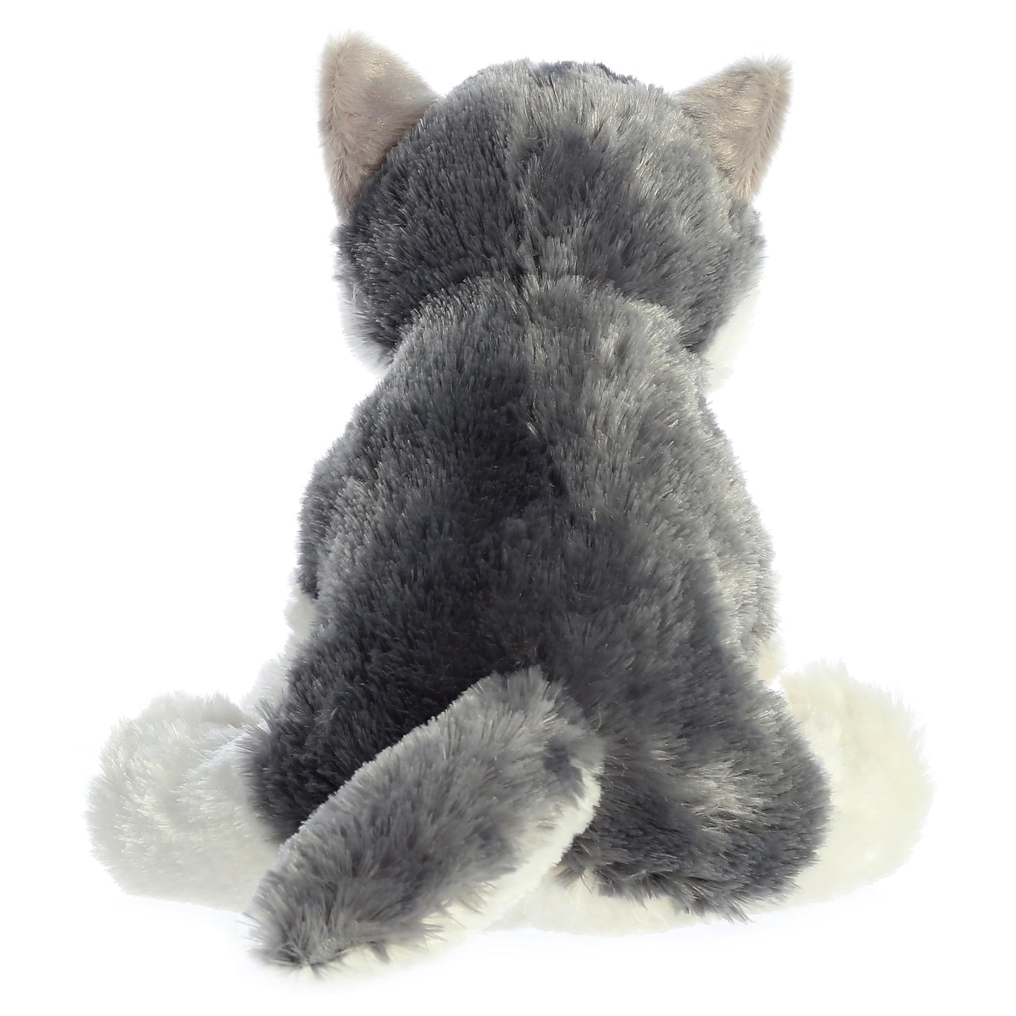 Aurora® Wolf Stuffed Animal - Gray 12 Inches, Polyester, Adventurous Destination Nation™ - Fun Learning Toy