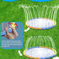 Instraella 124'' Large Splash Pad for Dog and Kids, 10.3FT Non-Slip Sprinkler Mat 1mm Thickened and Foldable Large Pool Summer F