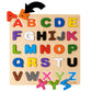 Magnetic Wooden Educational Abc Puzzle - Learn Alphabet & Color Recognition Toy – Toddler Preschool Game – Kids Montessori Education…