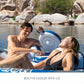 Intex 58837Ep River Run Ii Sport Lounge, Inflatable Water Float, 951/2' X 62'