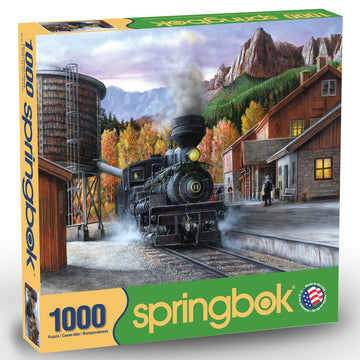 Springbok'S 1000 Piece Jigsaw Puzzle Mountain Express - Made In Usa