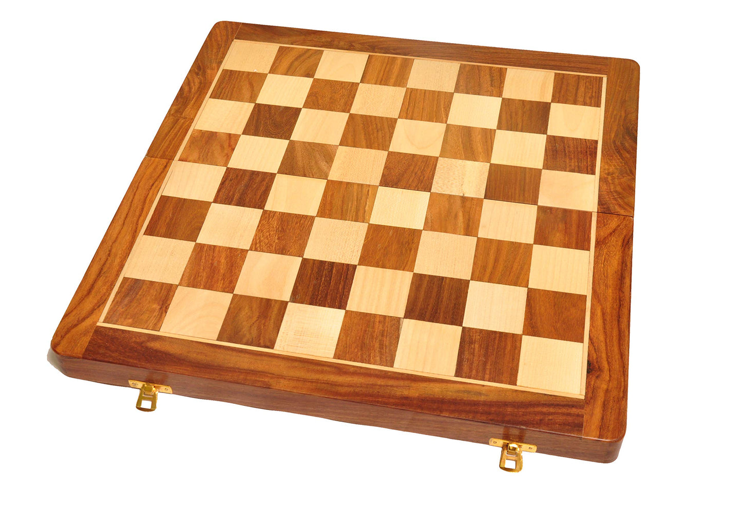 PALM ROYAL HANDICRAFTS Handmade Foldable Magnetic Chess Board Set Wooden with Magnetic Pieces and Extra Queens for Kids and Adul