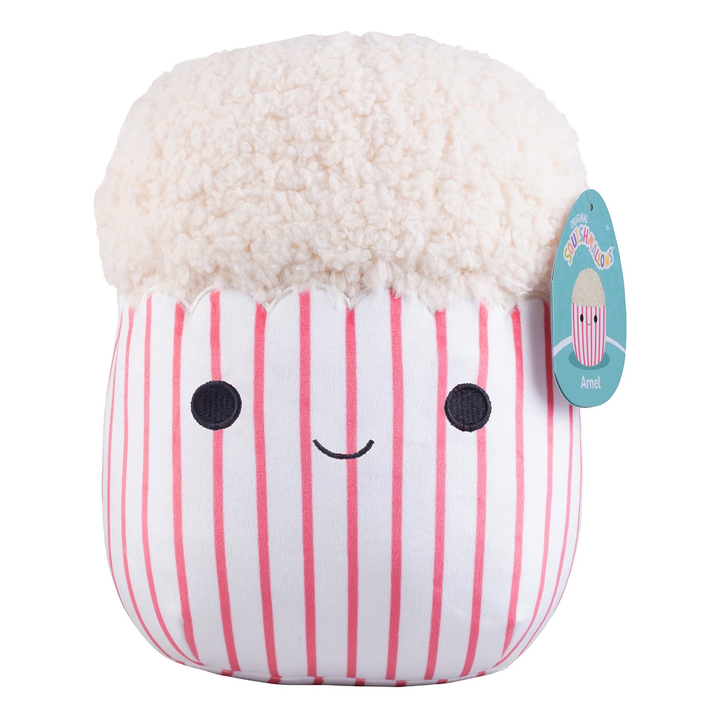 Squishmallows Original 10-Inch Arnel The Popcorn - Official Jazwares Plush - Collectible Soft & Squishy Stuffed Animal Toy - Add To Your Squad - Gift For Kids, Girls & Boys