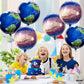 Katchon, Globe Balloons And Galaxy Balloons - 22 Inch, Pack Of 6 | Earth Balloons For Earth Day Decorations | World Balloons, Planet Balloons For Travel Themed Party Decorations | Earth Day Balloons